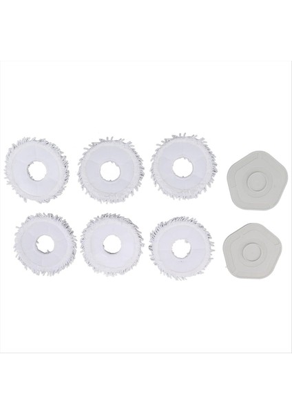 Elektrikli Süpürge Paspas Bezi, Bot W10/W10 Pro Süpürme Robotu Aksesuarları Için Tutucu ile Paspas Pedlerinin Değiştirilmesi (Yurt Dışından)