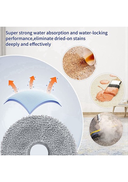 X30 / X30 Pro Robot Süpürgeler Için 16 Adet Paspas Bezi Yedek Parça Aksesuarları (Yurt Dışından) modelleri