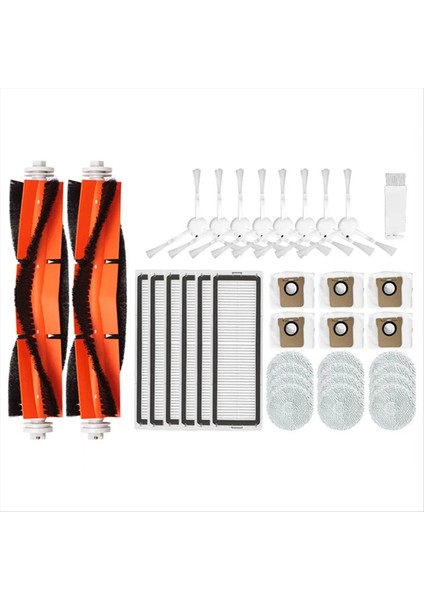 L10S Ultra Için Omni Robot X10 + Ana Yan Fırça Toz Torbası Hepa Filtre Robotlu Süpürge Parçaları (Yurt Dışından)