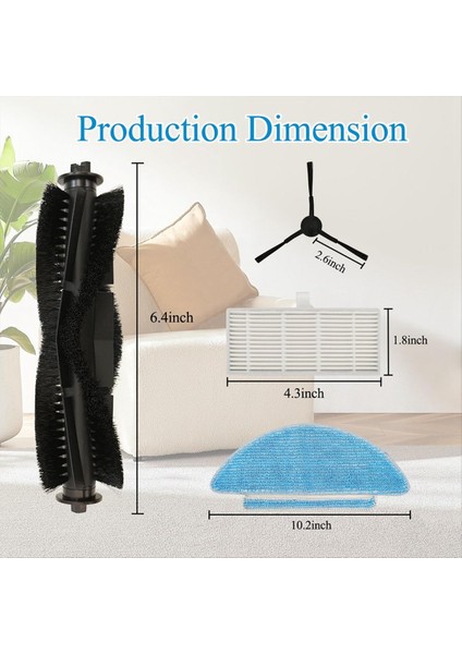 L9000, SL60D, L6 Nex, Q6 Se Robot Süpürge Için Yedek Parçalar (Yurt Dışından) fırsatları