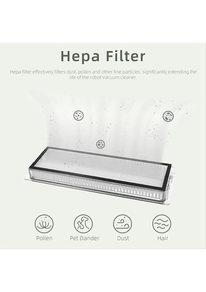 L10S Ultra / L10 Ultra Robotlu Süpürge Ana Yan Fırça Hepa Filtre Paspas Bezi Toz Torbaları Aksesuarları (Yurt Dışından) modelleri