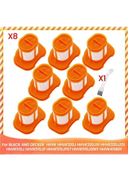 Black And Decker Hhvk HHVK320J HHVK320J10 HHVK320JZ01 El Süpürgesi Aksesuarları Için Yedek Filtre (Yurt Dışından)