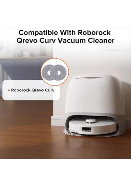 Roborock Q Revo/qrevo Pro/qrevo S/qrevo Curv/qrevo Maxv Robot Süpürge Için 10 Adet Paspas Bezi Gelişmiş Temizlik Verimliliği (Yurt Dışından) fırsatları