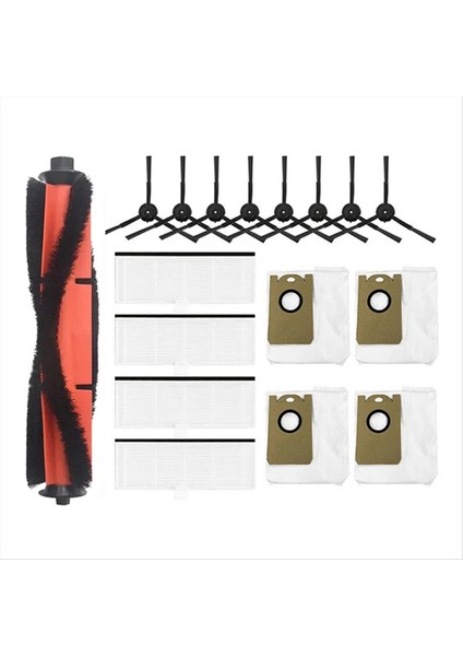 L11 L11 Pro Q6 Pro Robot Toz Torbası Ana Yan Fırça Hepa Filtre Elektrikli Süpürge Parçaları (Yurt Dışından)