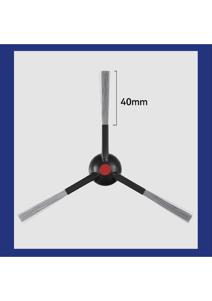 Deebot T30PRO/MAX Elektrikli Süpürge Için Yan Fırçalar Değiştirilebilir Aksesuarlar Ev Temizlik Yedek Parçaları (Yurt Dışından) fırsatları