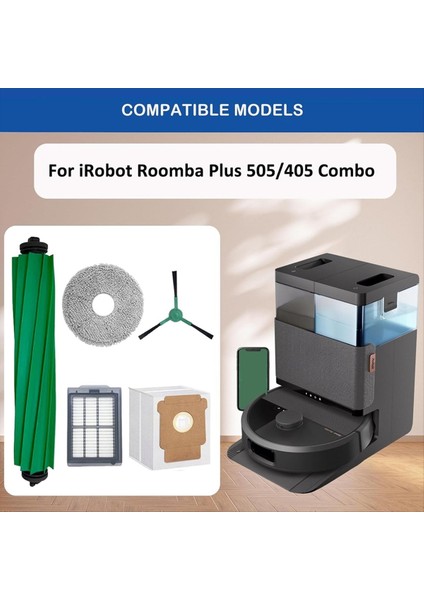 Irobot Roomba Plus 505 COMBO/405 Combo Elektrikli Süpürge Aksesuarları Için 17 Adet Ana Yan Fırça Filtresi Paspas Pedi Toz Torbası (Yurt Dışından) fiyatları