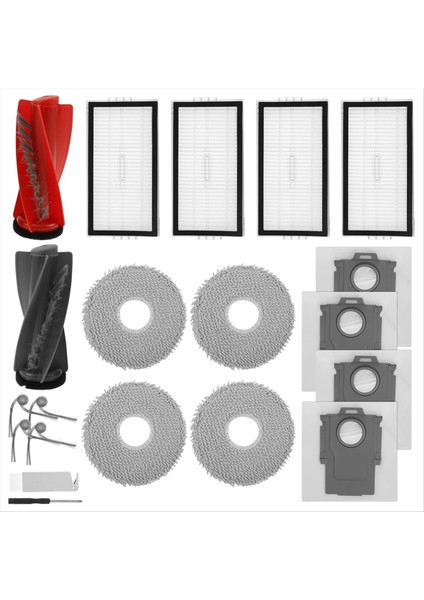 Roborock Saros 10R / G20S Ultra Fırça Hepa Filtre Paspas Bezi Toz Torbası Yedek Parça Aksesuarları (Yurt Dışından)