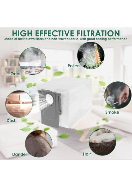 Roborock Saros 10R / G20S Ultra Fırça Hepa Filtre Paspas Bezi Toz Torbası Yedek Parça Aksesuarları (Yurt Dışından) fiyatları