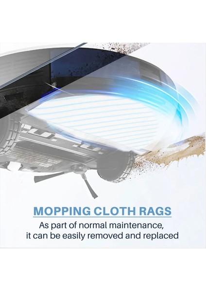 Ecovacs Deebot Ozmo T8 Aıvı T8 Max T9 Aıvı Aıvı+ Elektrikli Süpürge Parçaları Için 30 Adet Tek Kullanımlık Güçlü Bez Paspas Bezi Pedleri (Yurt Dışından) fiyatları