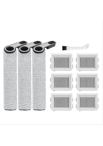 Roborock Flexi Pro Elektrikli Süpürge Aksesuarları - Islak/kuru Silindir Fırça ve Filtre Değiştirme Seti (Yurt Dışından)