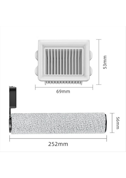 Roborock Flexi Pro Elektrikli Süpürge Aksesuarları - Islak/kuru Silindir Fırça ve Filtre Değiştirme Seti (Yurt Dışından) fiyatları