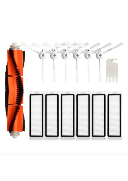 Xiaowa Lite Için C10/C102-00 Robot Süpürgeler Rulo Yan Fırça Hepa Filtre Yedek Yedek Parça Aksesuarları (Yurt Dışından)