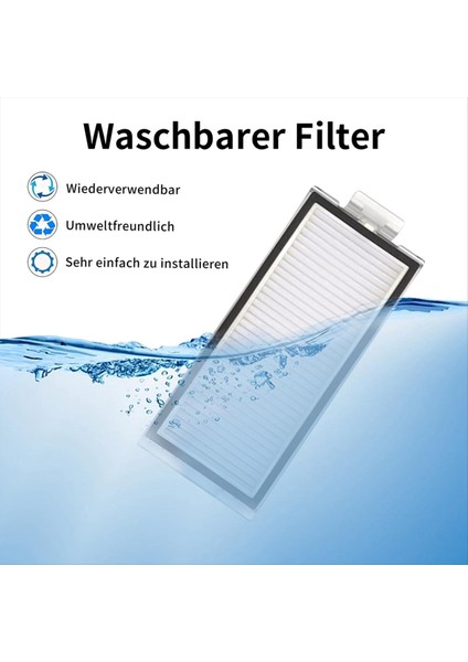 Q8 Max+ / Q8 Max / Q5 Pro+ /q5 Pro Elektrikli Süpürge Ana Yan Fırça Hepa Filtreleri Için Aksesuar Seti (Yurt Dışından) fiyatları