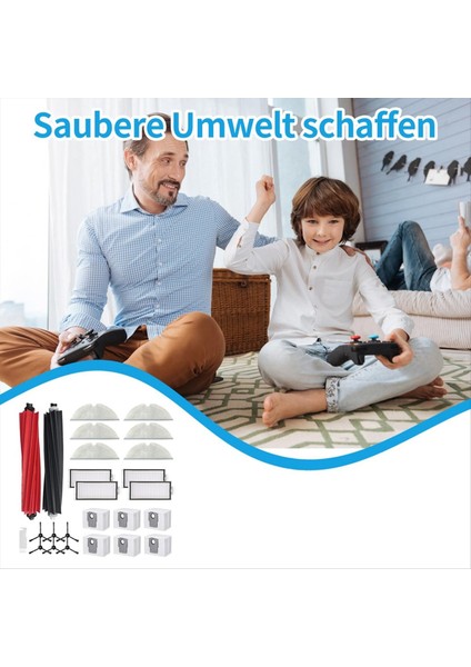 Q8 Max+ / Q8 Max / Q5 Pro+ /q5 Pro Elektrikli Süpürge Ana Yan Fırça Hepa Filtreleri Için Aksesuar Seti (Yurt Dışından) fırsatları