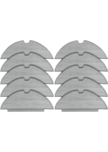 Robovac L35 Hibrit+, LR30 Hibrit+ Robot Vakum Yedek Yedek Parça Aksesuarları Için 10 Adet Paspas Bezi Pedleri (Yurt Dışından)