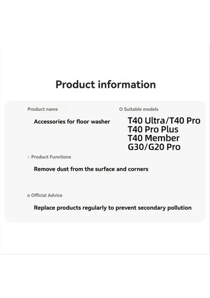 Dreame T40 ULTRA/T40 PRO/T40 Pro PLUS/T40 MEMBER/G30/G20 Pro Elektrikli Süpürge Parçaları Için 5 Adet Fırça Rulosu ve Hepa Filtre (Yurt Dışından) fırsatları