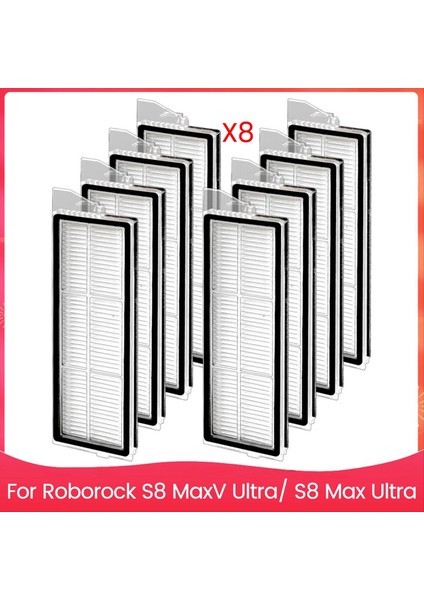 Roborock S8 Maxv Ultra/s8 Max Ultra Robot Süpürge Için Hepa Filtreleri, Yedek Parçalar (Yurt Dışından)