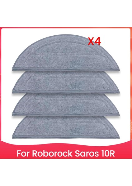 Roborock Saros 10R Robot Süpürge Için Yıkanabilir Paspas Pedleri, Mikrofiber Paspas Pedleri ve Yedek Paspas Pedleri (Yurt Dışından)