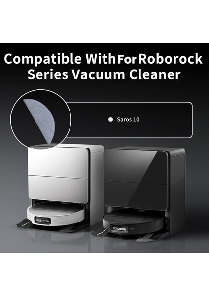 Roborock Saros 10R Robot Süpürge Için Yıkanabilir Paspas Pedleri, Mikrofiber Paspas Pedleri ve Yedek Paspas Pedleri (Yurt Dışından) modelleri