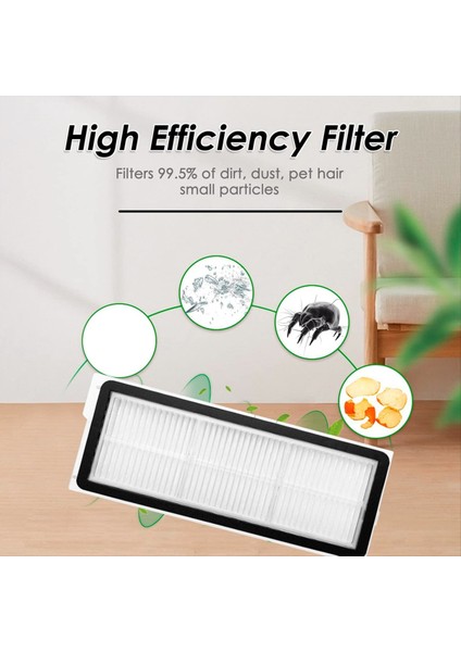 Roborock Qv 35A / Qr 598 / Qr 798 Robot Süpürge Aksesuarları Için Yıkanabilir Filtre Yedek Parçaları 6 Adet (Yurt Dışından) modelleri