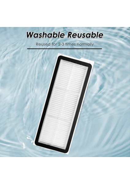 Roborock Qv 35A / Qr 598 / Qr 798 Robot Süpürge Aksesuarları Için Yıkanabilir Filtre Yedek Parçaları 6 Adet (Yurt Dışından) fırsatları