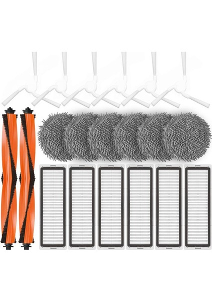 Xiaomi Mijia Kendi Kendini Temizleyen Robot Süpürge Mop Pro STYTJ06ZHM Yedek Parçaları Ana Yan Fırça Hepa Filtre Mop Pedi (Yurt Dışından)