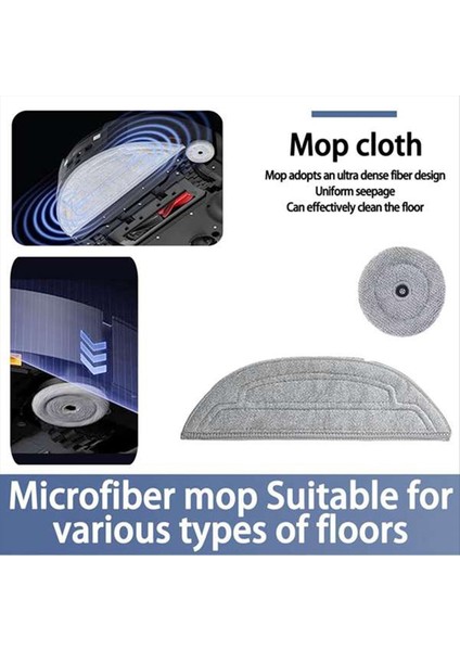 Roborock Saros 10 / G30 / S9 Maxv Ultra Elektrikli Süpürge Parçaları Için 16 Adet Yıkanabilir Paspas Pedi Yedeği (Yurt Dışından) modelleri