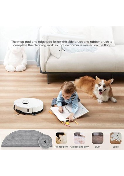 Roborock Saros 10 / G30 / S9 Maxv Ultra Elektrikli Süpürge Parçaları Için 16 Adet Yıkanabilir Paspas Pedi Yedeği (Yurt Dışından) fırsatları