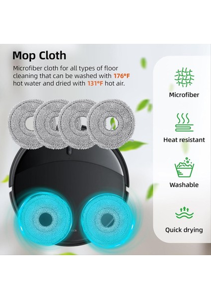 Roborock Saros 10R Robot Süpürge Için Yedek Aksesuarlar Ana Yan Fırça Hepa Filtre Paspas Pedleri Toz Torbaları (Yurt Dışından) fiyatları