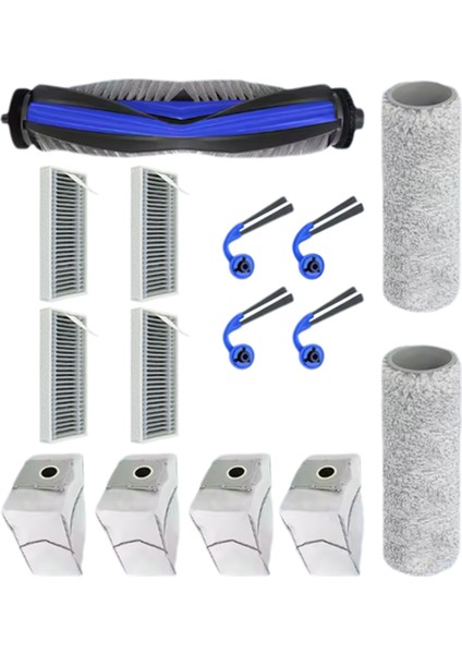 Ecovacs Deebot X9 Pro Omni/ X9 Pro Elektrikli Süpürge Yedek Parçaları Için 15 Adet Ana Yan Fırça Hepa Filtre Paspas Bezi Toz Torbası (Yurt Dışından) modelleri