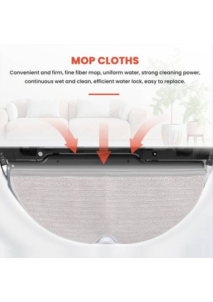 Roborock Q7 / Q7+ / Q7 Max+ Süpürge Robotu Yan Fırça Paspas Filtresi Toz Torbası Seti Temizleyici Parça Değişimi (Yurt Dışından) fırsatları