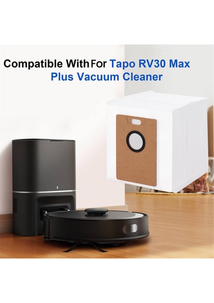 Tapo RV30 Max Plus / RV20 Max Plus Elektrikli Süpürge Için Yedek Toz Torbası, Büyük Kapasiteli Hazneli Elektrikli Süpürge Toz Torbaları (Yurt Dışından) fiyatları