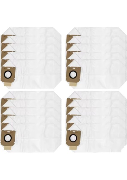 Dreame Z10 / Z20 Istasyon El Süpürgesi Yedek Parçaları Için 20 Adet Yeni Toz Torbası (Yurt Dışından)