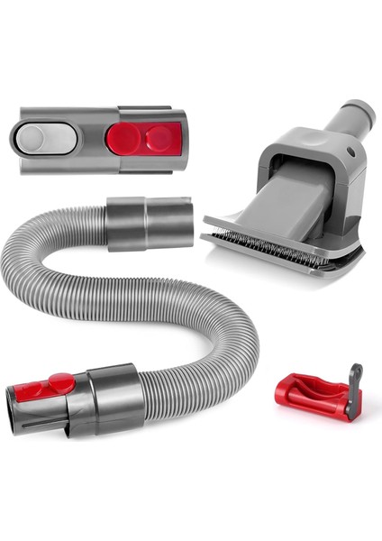 Dyson V11 V10 V8 V7 V6 Köpek Bakım Fırçası Evcil Hayvan Tüy Fırçası Uzatma Hortumu ve Adaptörü Evcil Hayvan Bakım Seti Aracı 921001-01 (Yurt Dışından)