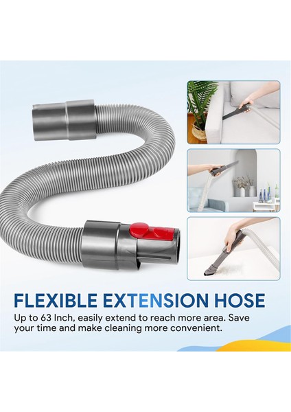 Dyson V11 V10 V8 V7 V6 Köpek Bakım Fırçası Evcil Hayvan Tüy Fırçası Uzatma Hortumu ve Adaptörü Evcil Hayvan Bakım Seti Aracı 921001-01 (Yurt Dışından) modelleri