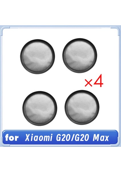 Xiaomi G20/G20 Max Süpürge Makinesi Aksesuarları Için 4 Adet Filtre Elemanı Yıkanabilir Filtre Elemanı (Yurt Dışından) fiyatları