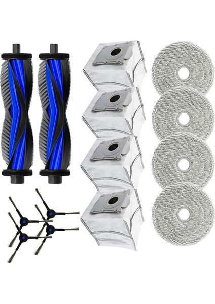 Ecovacs Deebot Mini Elektrikli Süpürge Parçaları Için 14 Adet Ana Yan Fırça Hepa Filtre Paspas Bezi Yedeği (Yurt Dışından) fiyatları