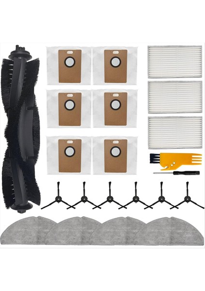 Tapo RV30 Max Plus, RV30 Max, RV20 Max Plus, RV20 Max Elektrikli Süpürge Yedek Parçası Için Aksesuar Seti (Yurt Dışından)