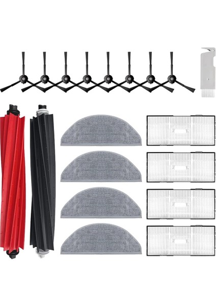 Roborock S8/s8+/s8 Pro Ultra Robot Süpürge Parçaları Için 18 Parçalı Robot Süpürge Yedek Parça Seti (Yurt Dışından)