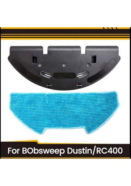 Bobsweep DUSTIN/RC400 Elektrikli Süpürge Için Yedek Paspas Braketi Seti Mikrofiber Pedler Verimli Zemin Temizliği (Yurt Dışından)