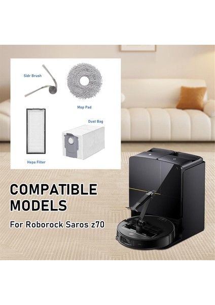 Roborock Saros Z70, Saros Z70 Ultra Elektrikli Süpürge Yedek Parçası Için Aksesuar Kiti (Yurt Dışından) fiyatları