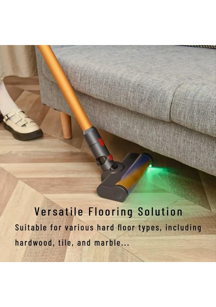 Dyson V12 Detect Slim V10SLIM Aksesuarları Halı Silindiri Yumuşak Silindir Fırça Başlığı Yeşil Toz Işığı ile Motor Başlığı (Yurt Dışından) fırsatları