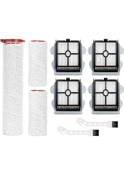 Roborock Dyad Pro/dyad Pro Combo Akıllı Kablosuz Islak Kuru Elektrikli Süpürge Için Yedek Fırça Silindiri ve Hepa Filtre Seti (Yurt Dışından)