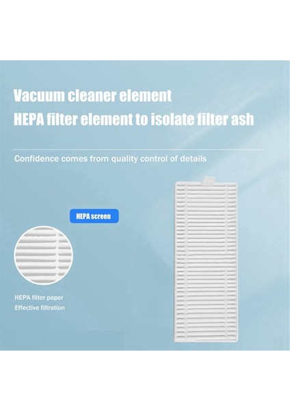360 S8 / Botslab S8 Plus / Honor Choice R2 / R2S Lite / R2 Plus Elektrikli Süpürge Aksesuarları Için 10 Adet Filtre (Yurt Dışından) fırsatları