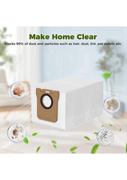 Jonr P20 Pro Robot Süpürge Aksesuarları Için 22 Adet Yan Fırça Paspas Bezi Toz Torbası Yedek Parçaları (Yurt Dışından) fiyatları