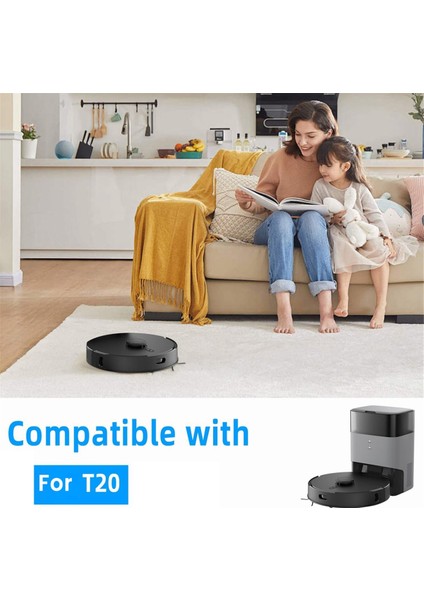 Airrobo T20 Robot Süpürge Ana Yan Fırça Hepa Filtreler Paspas Bezi Toz Torbaları Yedek Parçaları (Yurt Dışından) fiyatları