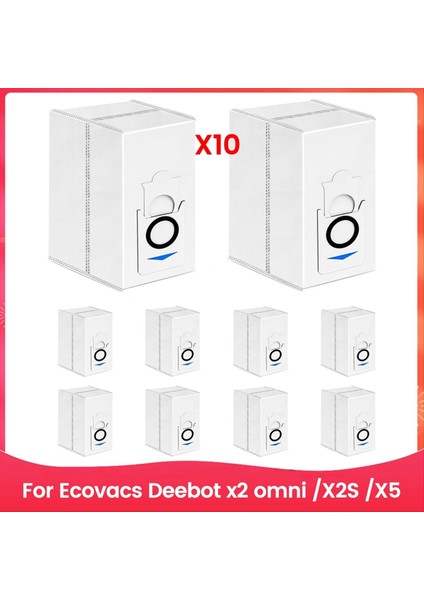 Ecovacs Deebot X2 Omni / X2S / X5 Için Elektrikli Süpürge Torbaları, Elektrikli Süpürge Torbası Aksesuarları ve Yedek Parçaları (Yurt Dışından)