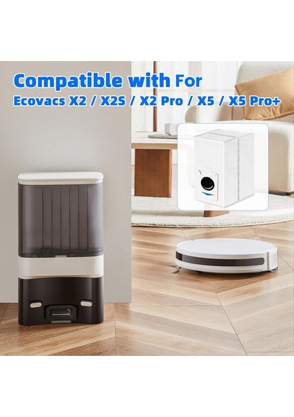 Ecovacs Deebot X2 Omni / X2S / X5 Için Elektrikli Süpürge Torbaları, Elektrikli Süpürge Torbası Aksesuarları ve Yedek Parçaları (Yurt Dışından) fırsatları