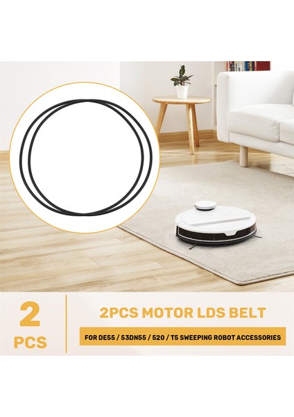 2 Adet Ecovacs Deebot DE55 / 53DN55 / 520 / T5 Süpürme Robotu Aksesuarları Motor Lds Kayışı Için Uygun (Yurt Dışından) fırsatları