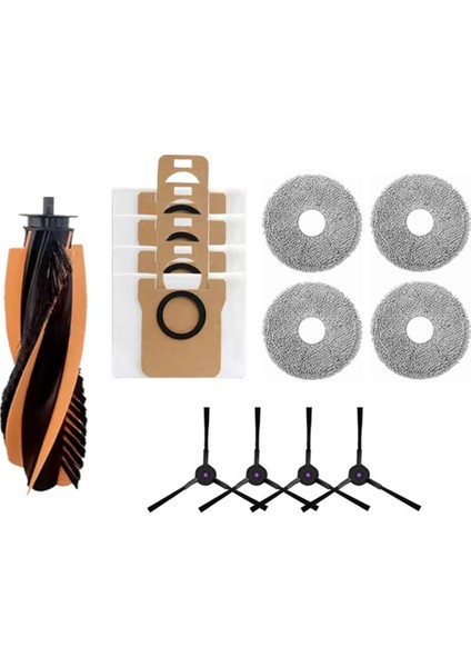 Jonr P20 Pro/jonr T5 Pro Robot Süpürge Parçaları Için 13 Adet Ana Yan Fırça Paspas Bezi Toz Torbası Değiştirme Kiti (Yurt Dışından) fiyatları